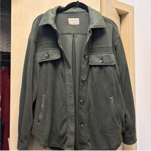 Green Button-Up Jacket